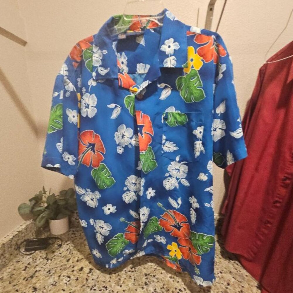 Men's Roundy Bay Hawaiian Shirt Size XL